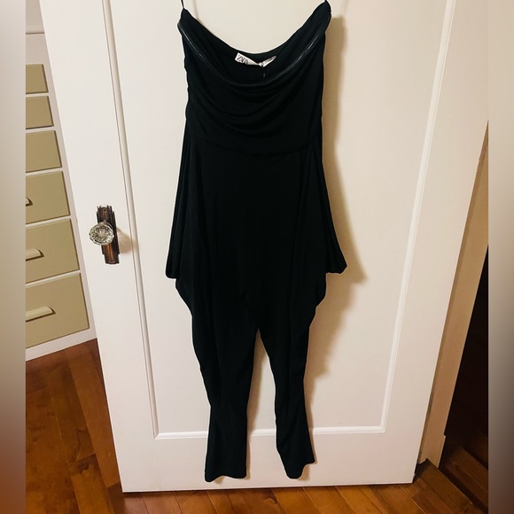Zara Studio Limited Edition Draped Jumpsuit - Picture 4 of 10